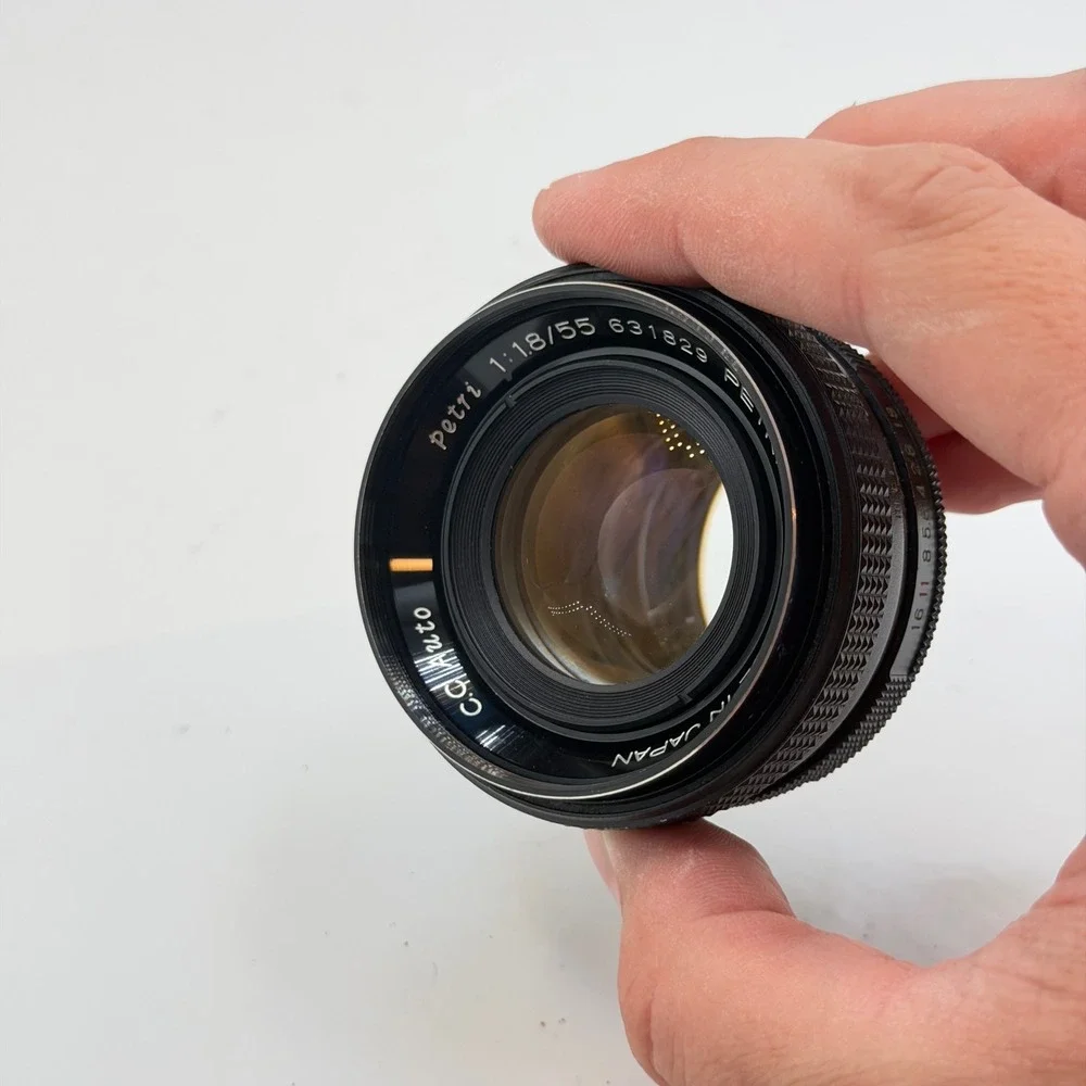 Petri CC Auto 55mm f1.8 Vintage Prime Lens Made in Japan 631829 Good Condition